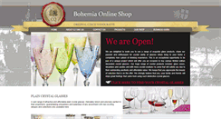 Desktop Screenshot of bohemiaonlineshop.com